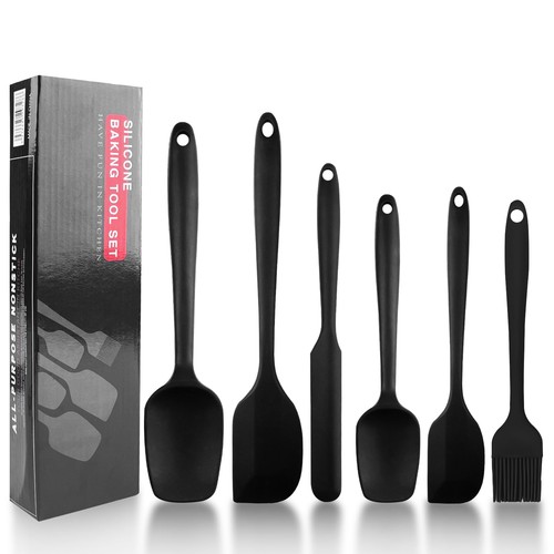 Set spatola silicone nero - di,