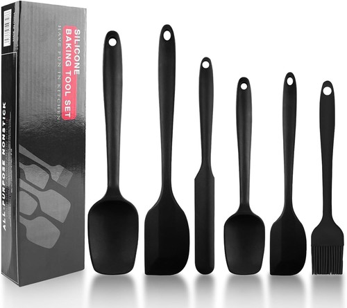 Set spatola silicone nero - set,